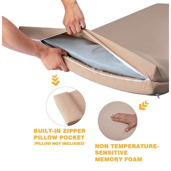 KingCamp Cot Pads for Camping Soft Comfortable Memory Foam - Picture 4 of 8